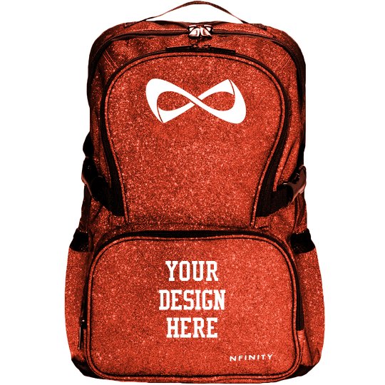 Custom NFINITY Black Sparkle Backpack