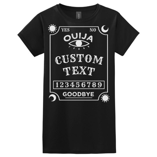Custom Ouija Board Shirt