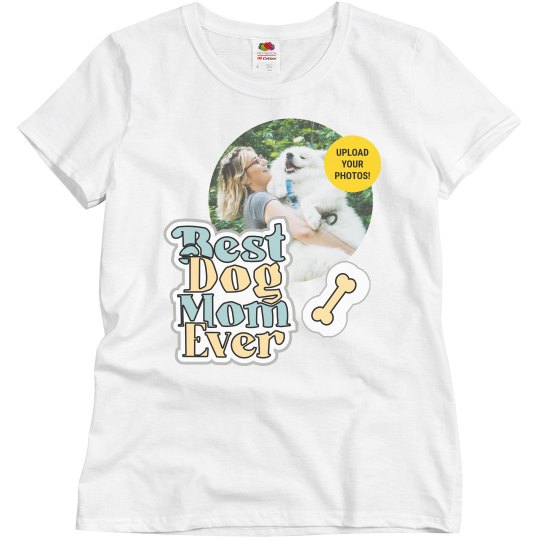 Custom Photo Upload Dog Mom Shirt Custom Photo Upload Dog Mom Shirt