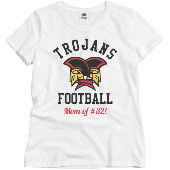 Custom Player Trojans Football Mom