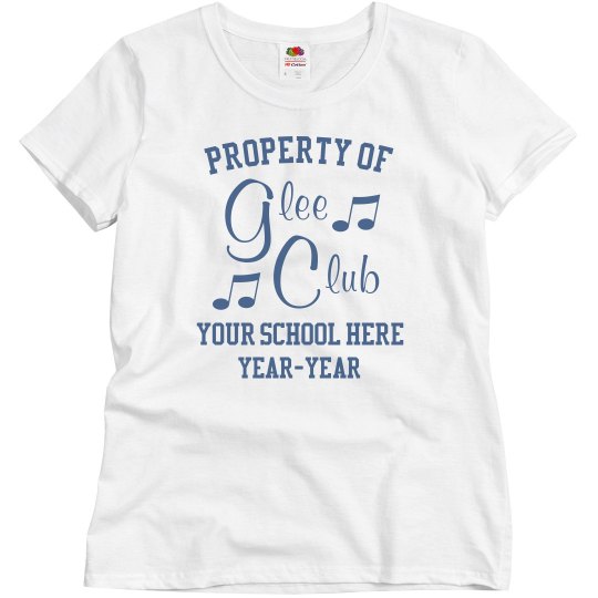 Custom School Glee Club Tee