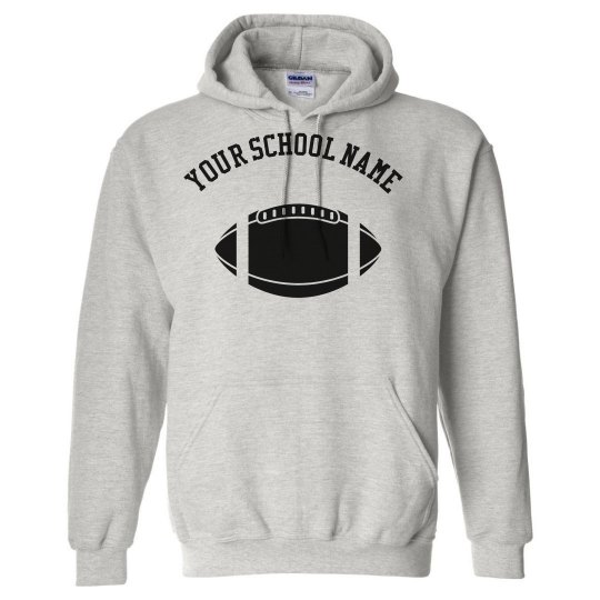 Custom senior football hoodie