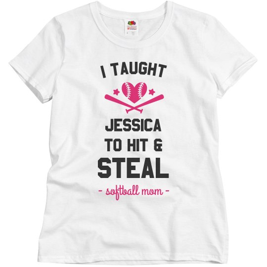 Custom Softball Mom Tee