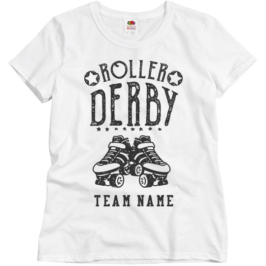 Custom Team Roller Derby Tee