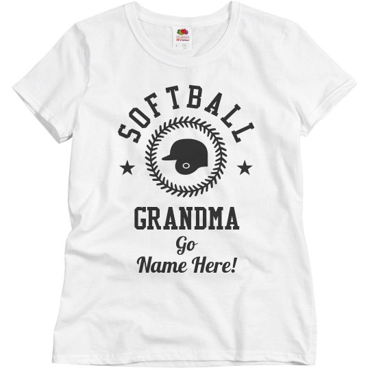 Custom Trendy Softball Grandma