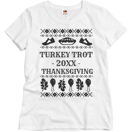 Custom Ugly Sweater Turkey Trot Tee