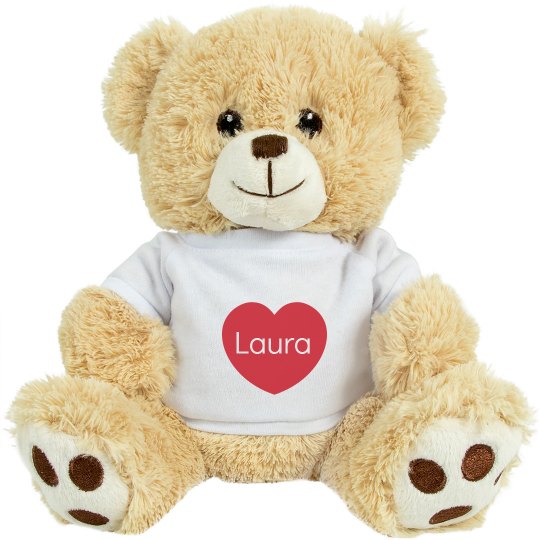 Custom Valentines Bear