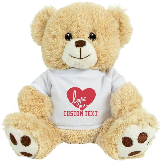 Custom Valentine's Day Bear