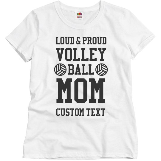 Custom Volleyball Mom Tee