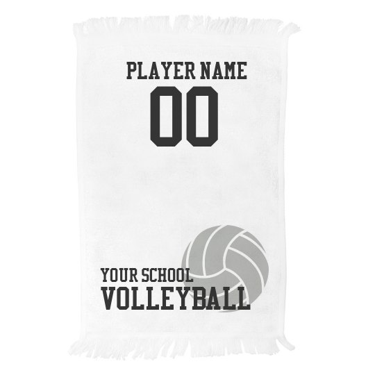 Custom Volleyball Player Towel