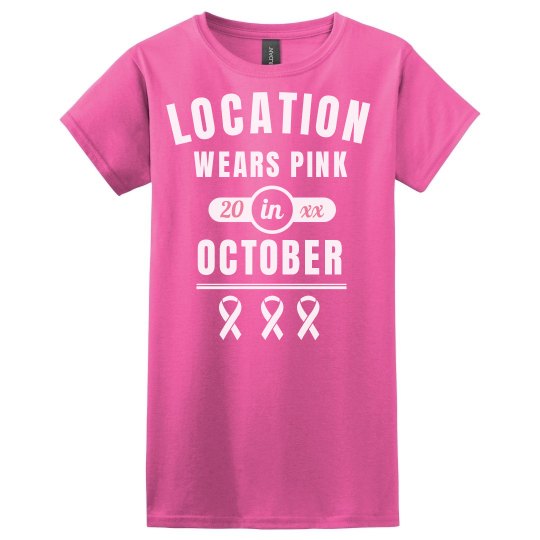 Custom We Wear Pink Breast Cancer Custom We Wear Pink Breast Cancer