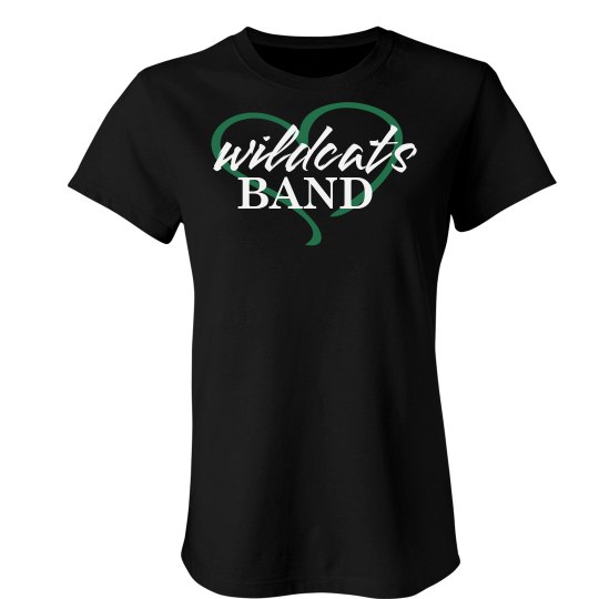 CUSTOM Wildcats Band Love Black
