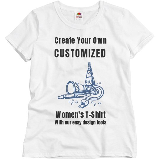 Custom Womens Party T-Shirt Custom Womens Party T-Shirt
