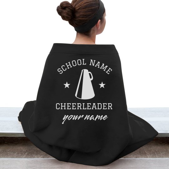 customizable cheer blanket