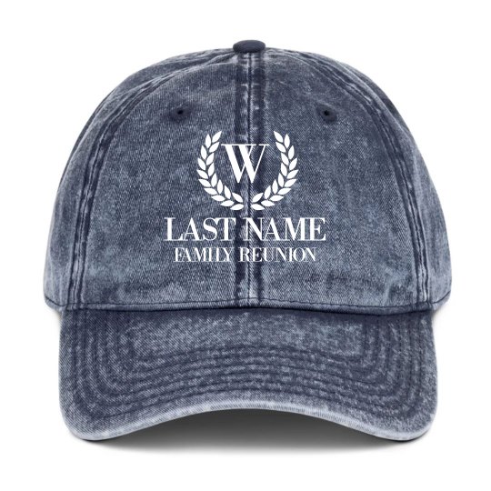 Customizable Family Reunion Hats
