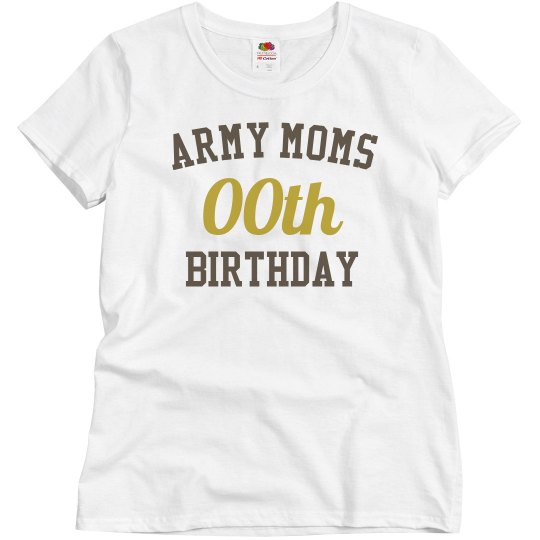 Customize army mom birthday