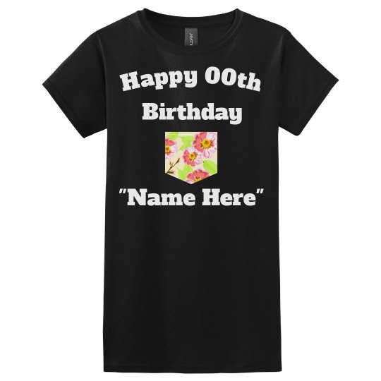 Customize birthday tee Customize birthday tee