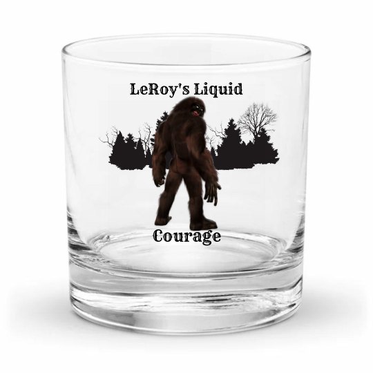 Customized Liquid Courage Bigfoot Flask