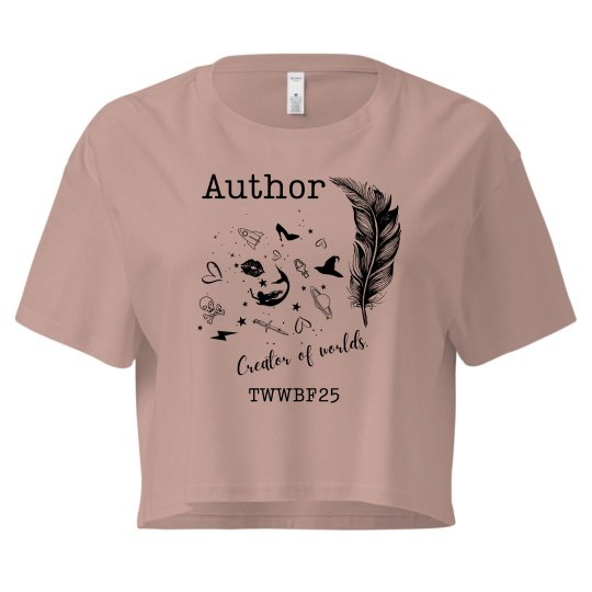 Cute Author Crop Top TWWBF 2025