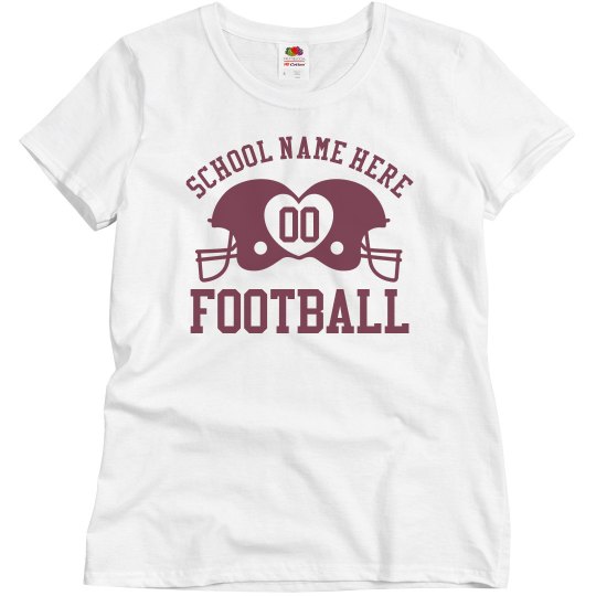 Cute Budget Priced Custom Football Mom Shirts Cute Budget Priced Custom Football Mom Shirts
