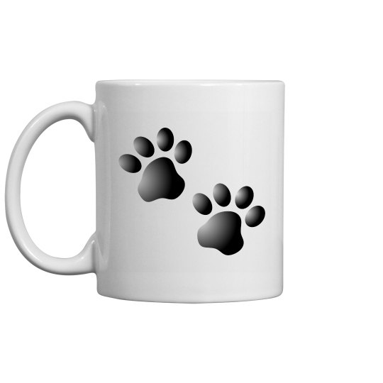 Cute Dog Cat Paw Prints Pattern Cute Dog Cat Paw Prints Pattern
