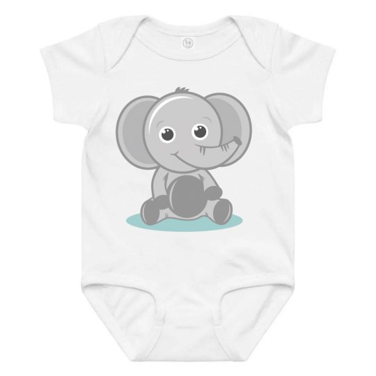 Cute Elephant Infant Onesie