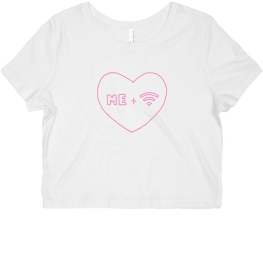 Cute Me + Wifi Crop Top Cute Me + Wifi Crop Top