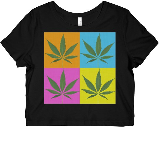 Cute Weed Crop top