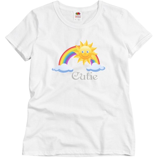 Cutie rainbow sun top Cutie rainbow sun top