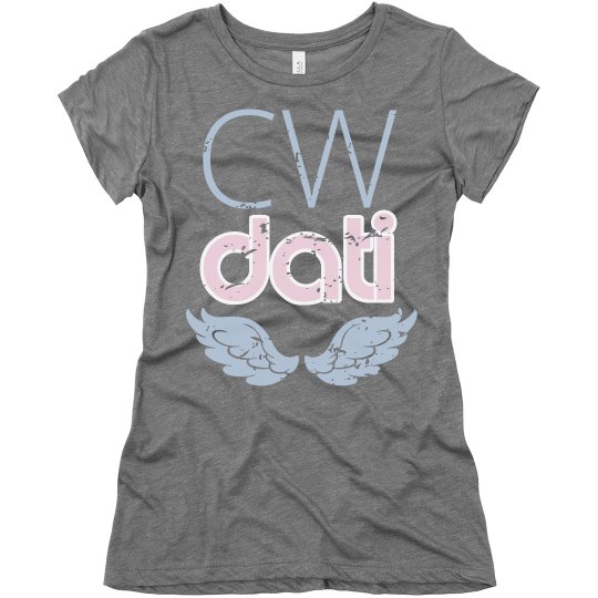CW DATI AQUA LOGO SLIM FIT TEE