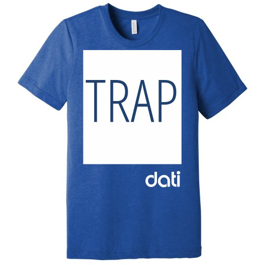 CW DATI BLUE TRI BLEND TRAP T-SHIRT