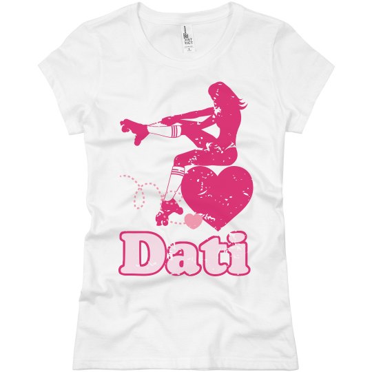 CW DATI DISTRESS SKATE GIRL SLIMFIT