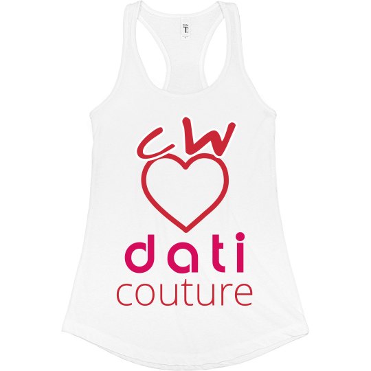 CW DATI HEART RACERBACK TANK TOP