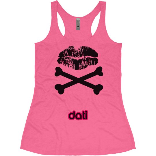 CW DATI RACERBACK VINTAGE PINK TANK