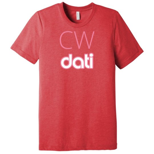 CW DATI RED UNISEX LOGO BIKE TSHIRT