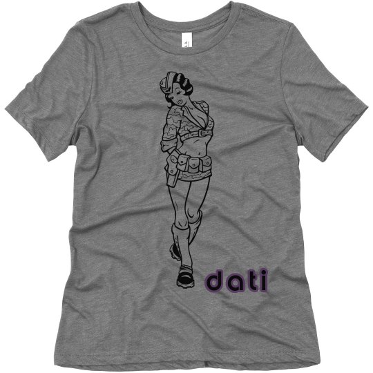 CW DATI RELAX FIT OLIVE TSHIRT