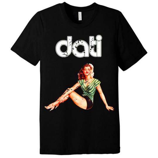 CW DATI VINTAGE BLACK ART TSHIRT