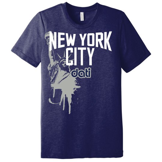 CW DATI VINTAGE NAVY NYC T-SHIRT
