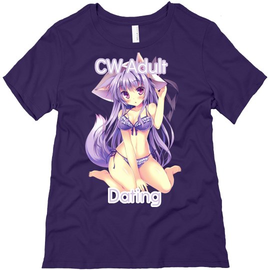 CW PURPLE ANIME TEE
