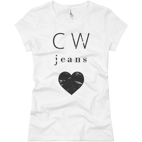 CW❤️jeans blue top