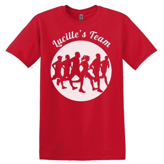 Cyber pink tee w/runners graphic Cyber pink tee w/runners graphic