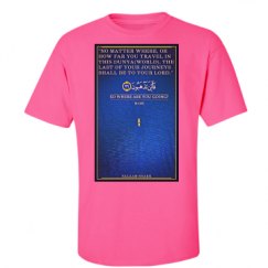 Unisex Ultra Cotton Safety Neon Crewneck Tee