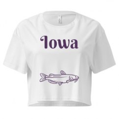 Ladies Festival Cali Crop Top Tee