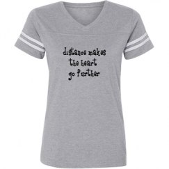 Ladies Relaxed Fit Vintage Sports Tee