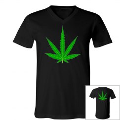 Green Cannabis Leaf