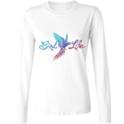 Ladies Relaxed Fit Basic Long Sleeve Tee