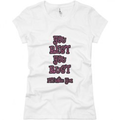 Ladies Slim Fit Basic Promo Jersey Tee
