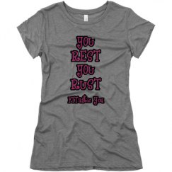 Ladies Slim Fit Super Soft Triblend Tee