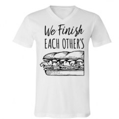 Unisex V-Neck Jersey Tee