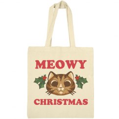 Meowy Christmas Bag